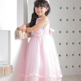 ピンク　子供 ドレス